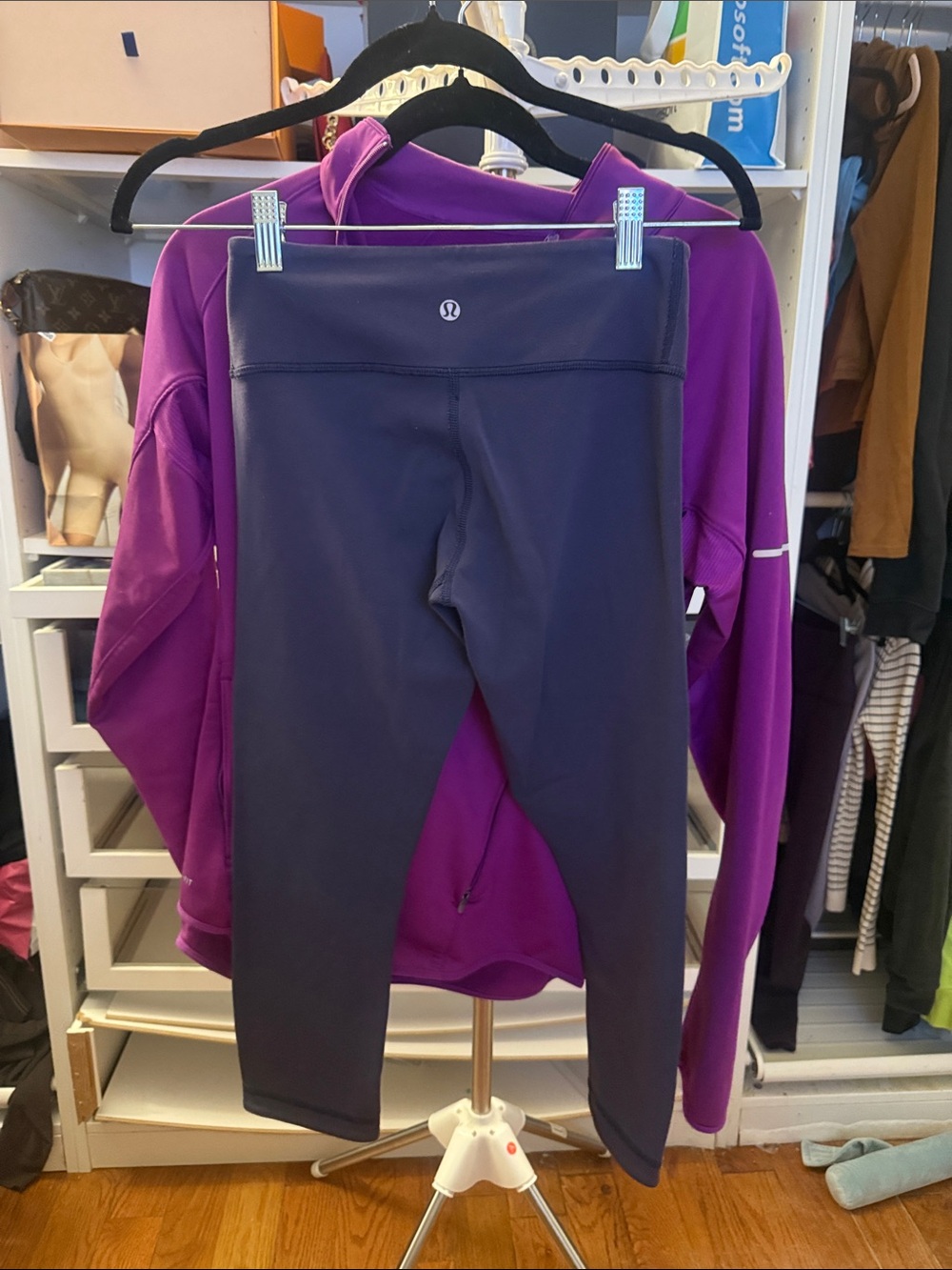 lululemon athletica Dark Purple Athletic Leggings